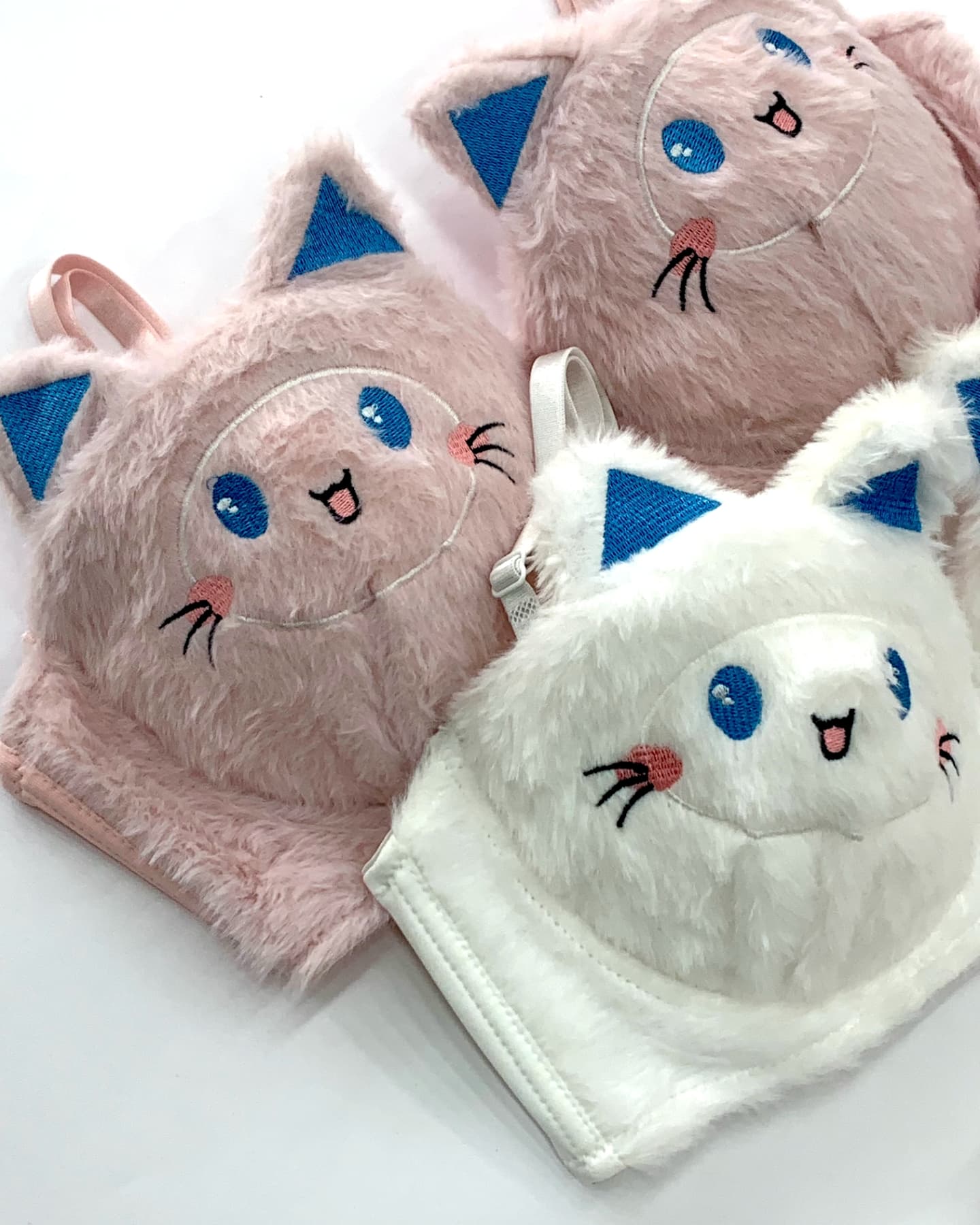 Kitty Anime Plush Lingerie Set