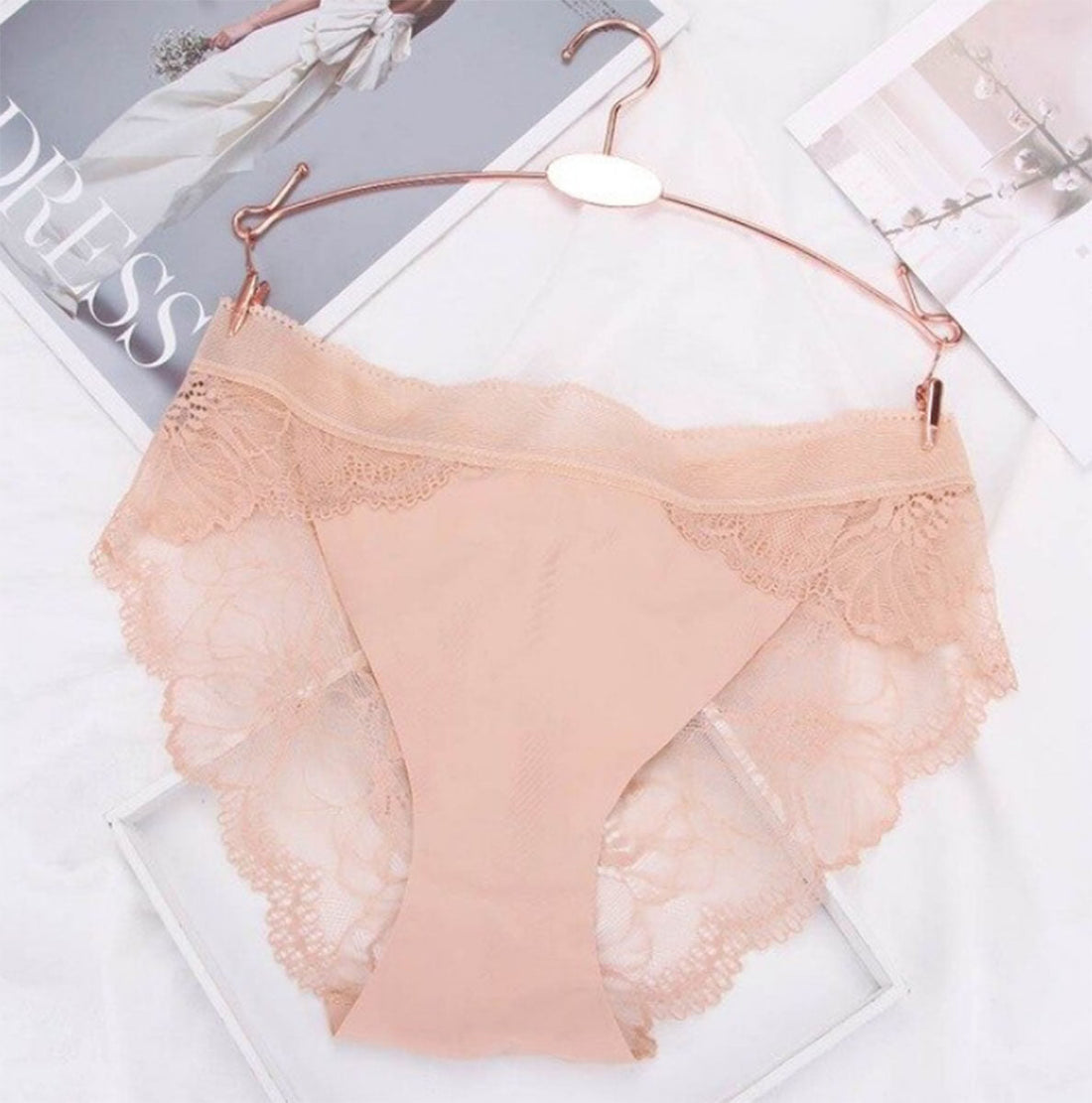 Pack of 3 Lace See-Through Panties