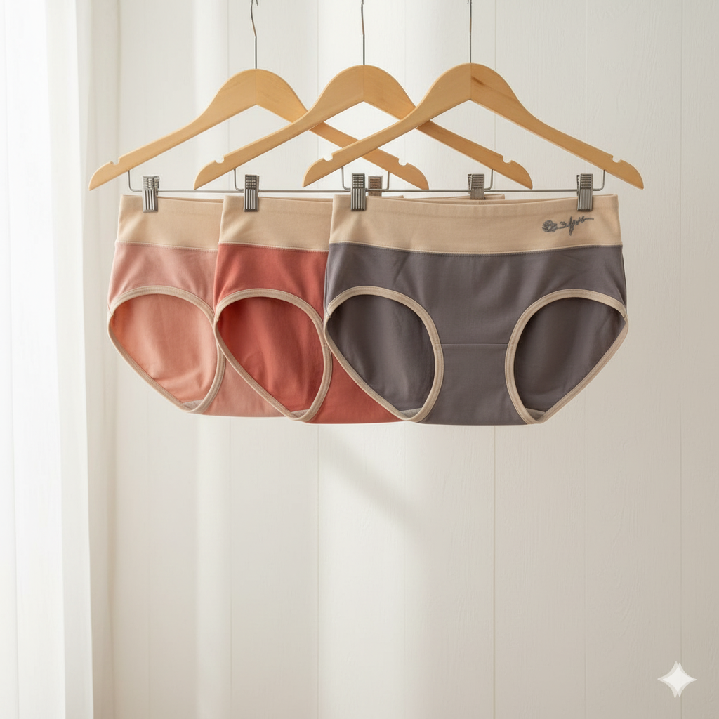 Pack of 5 Cotton Comfort Panties – Soft & Stretchy Everyday Fit