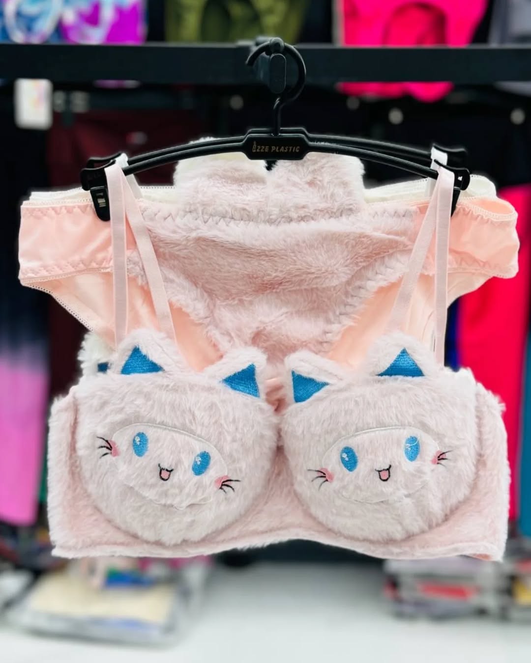 Kitty Anime Plush Lingerie Set