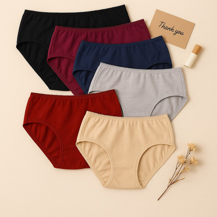Pack of 3 Cotton Brief Panties