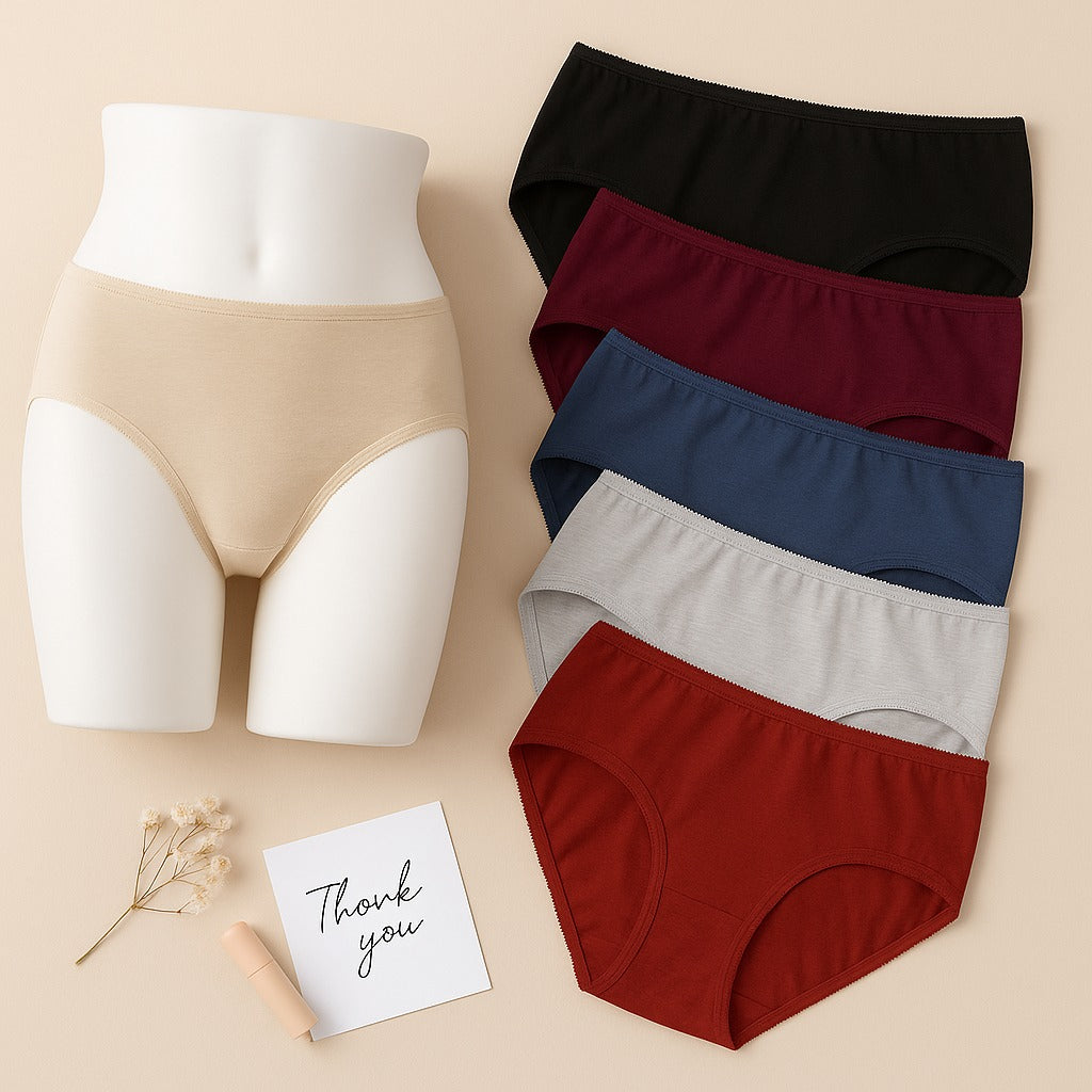 Pack of 3 Cotton Brief Panties