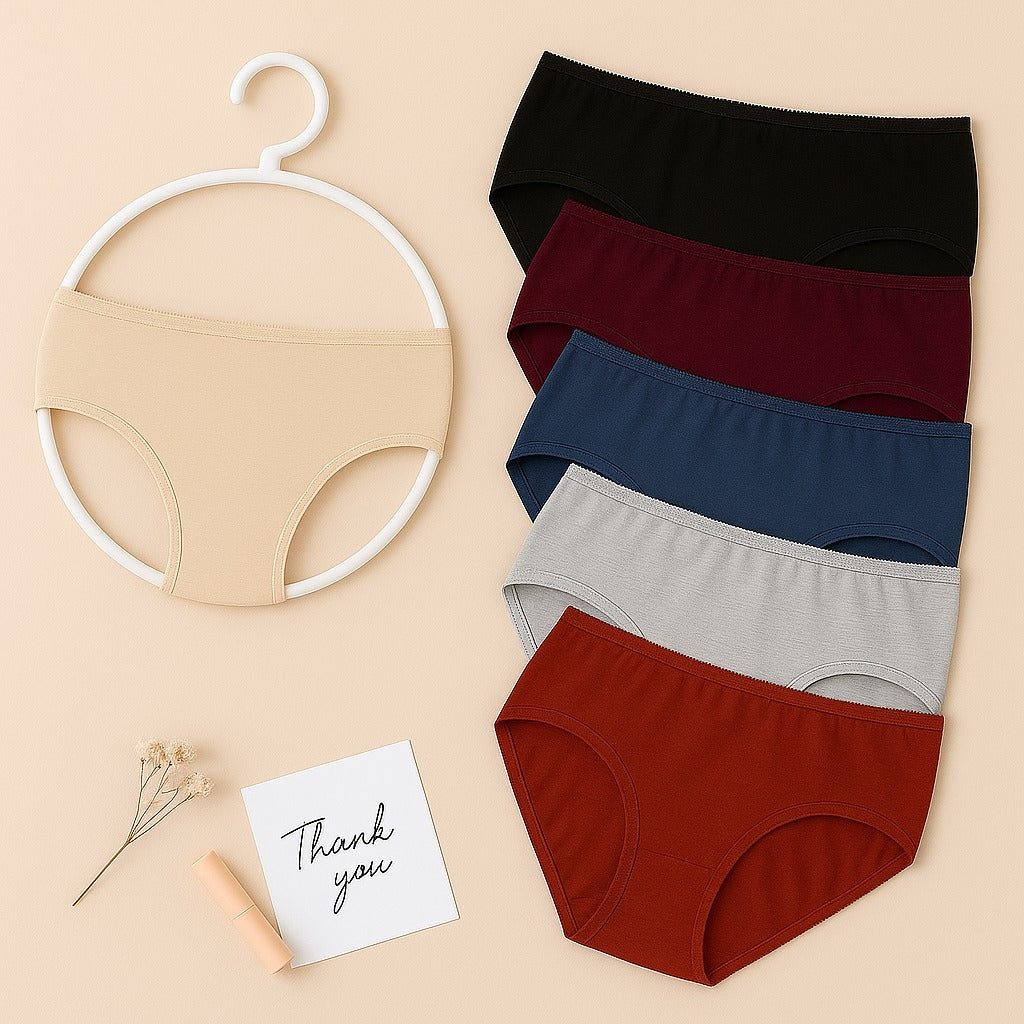 Pack of 3 Cotton Brief Panties