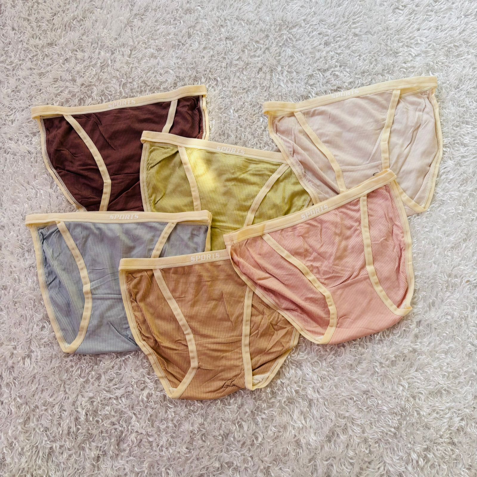 Pack of 5 Sport Mesh Panties – Soft, Breathable & Everyday Comfort