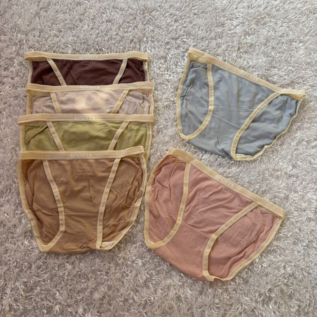 Pack of 5 Sport Mesh Panties – Soft, Breathable & Everyday Comfort