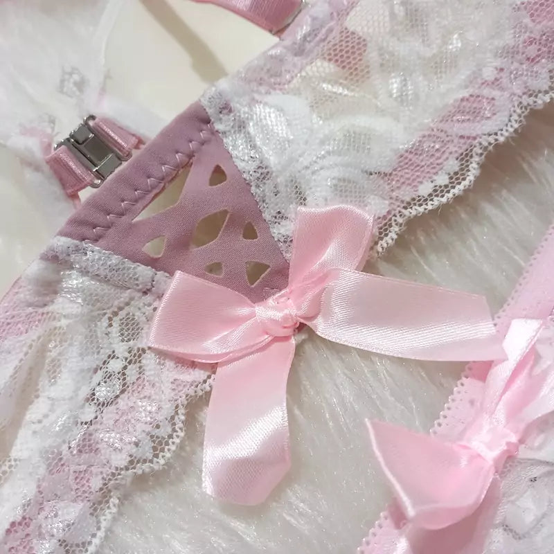 Front Open Push Up Bra & Panty Set