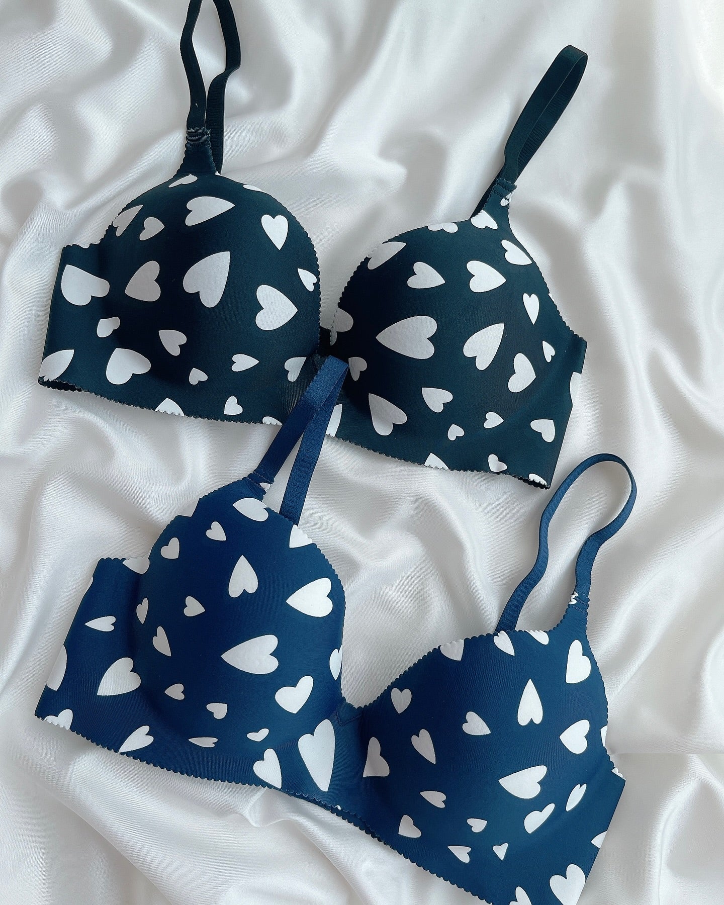 (36-42)B Seamless Heart Design Soft Push-up Bra 68971(169)^